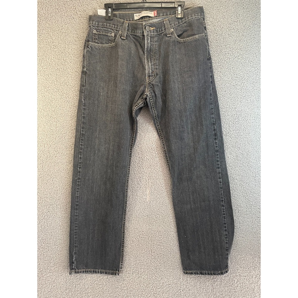 Levi's 514 Men Jeans 32x36 Straight Cotton Pockets Denim Mid Rise Adult